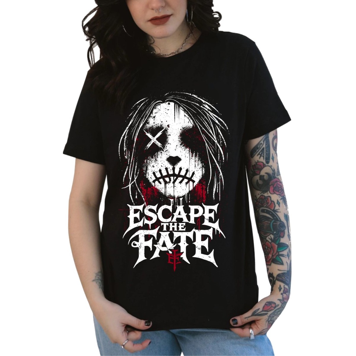 Rockwear Brasil - Baby look Escape The Fate 2 Rockwear Preta