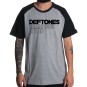 Rockwear Brasil - Camiseta Raglã Deftones 2 Rockwear Preta