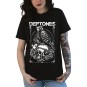 Rockwear Brasil - Baby look Deftones 3 Rockwear Preta