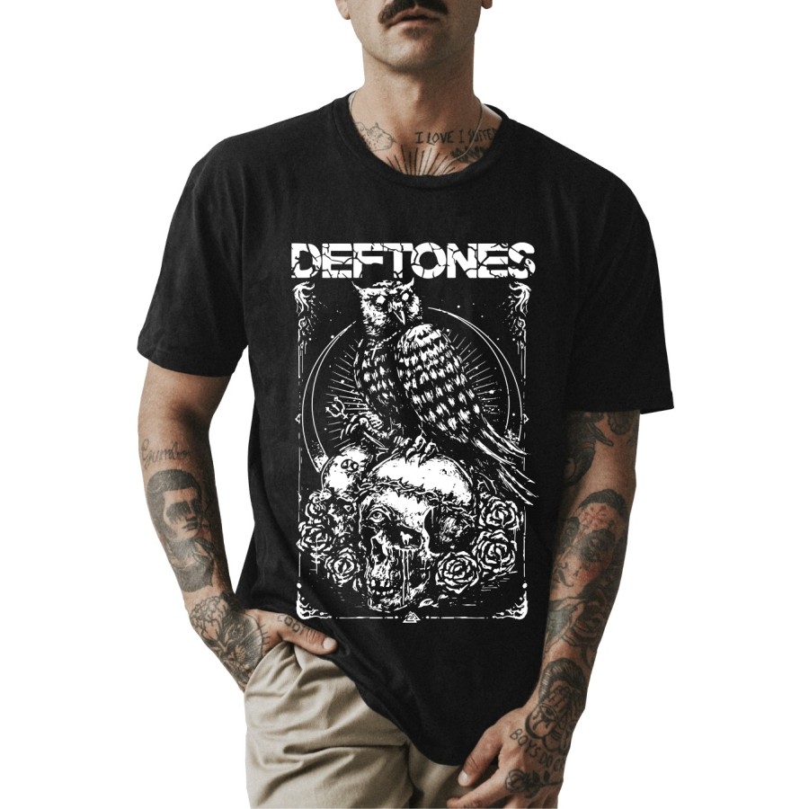 Rockwear Brasil - Camiseta Deftones 3 Rockwear Preta
