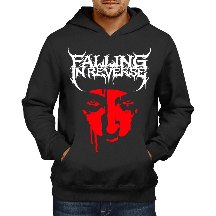 Rockwear Brasil - Moletom Falling In Reverse 4 Rockwear Preto