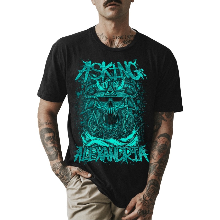 Rockwear Brasil - Camiseta Asking Alexandria 5 Rockwear Preta
