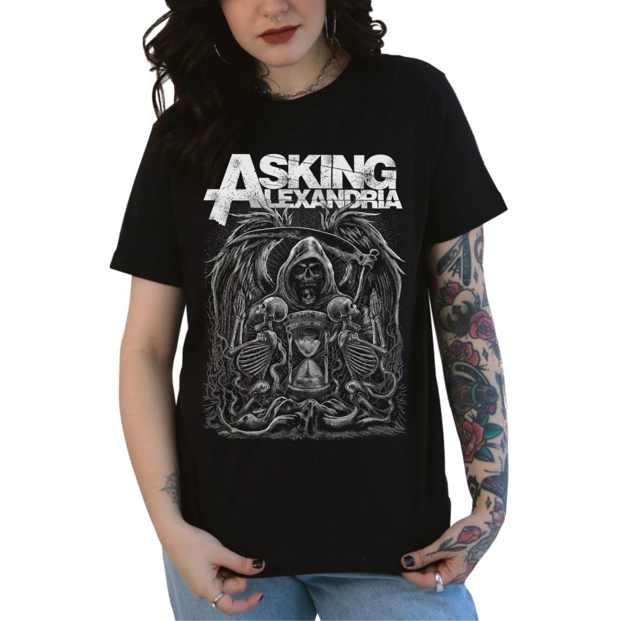 Rockwear Brasil - Baby look Asking Alexandria 6 Rockwear Preta