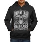 Rockwear Brasil - Moletom Johnny Cash 4 Rockwear Preto