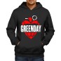 Rockwear Brasil - Moletom Green Day 2 Rockwear Preto