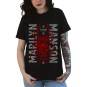 Rockwear Brasil - Baby look Marilyn Manson 3 Rockwear Preta