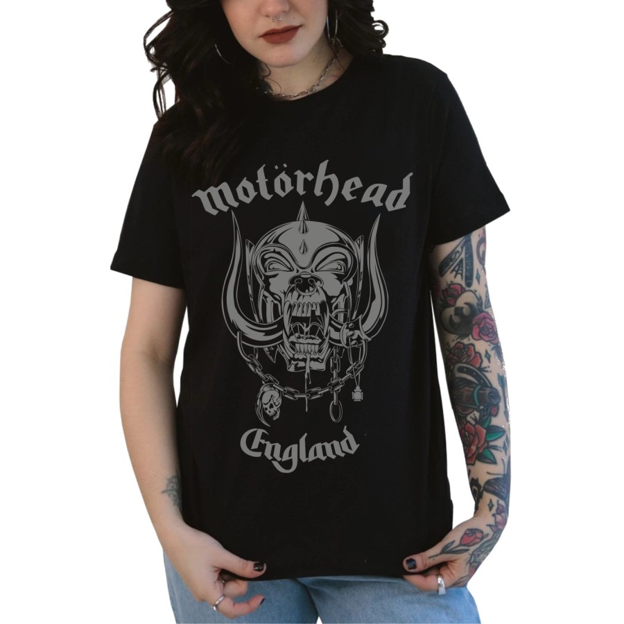 Rockwear Brasil - Baby look Motorhead 3 Rockwear Preta