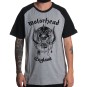 Rockwear Brasil - Camiseta Raglã Motorhead 3 Rockwear Preta