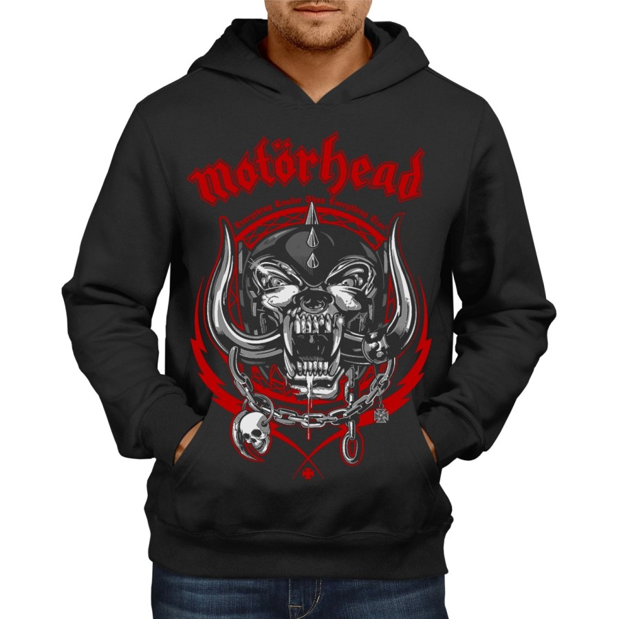 Rockwear Brasil - Moletom Motorhead 4 Rockwear Preto