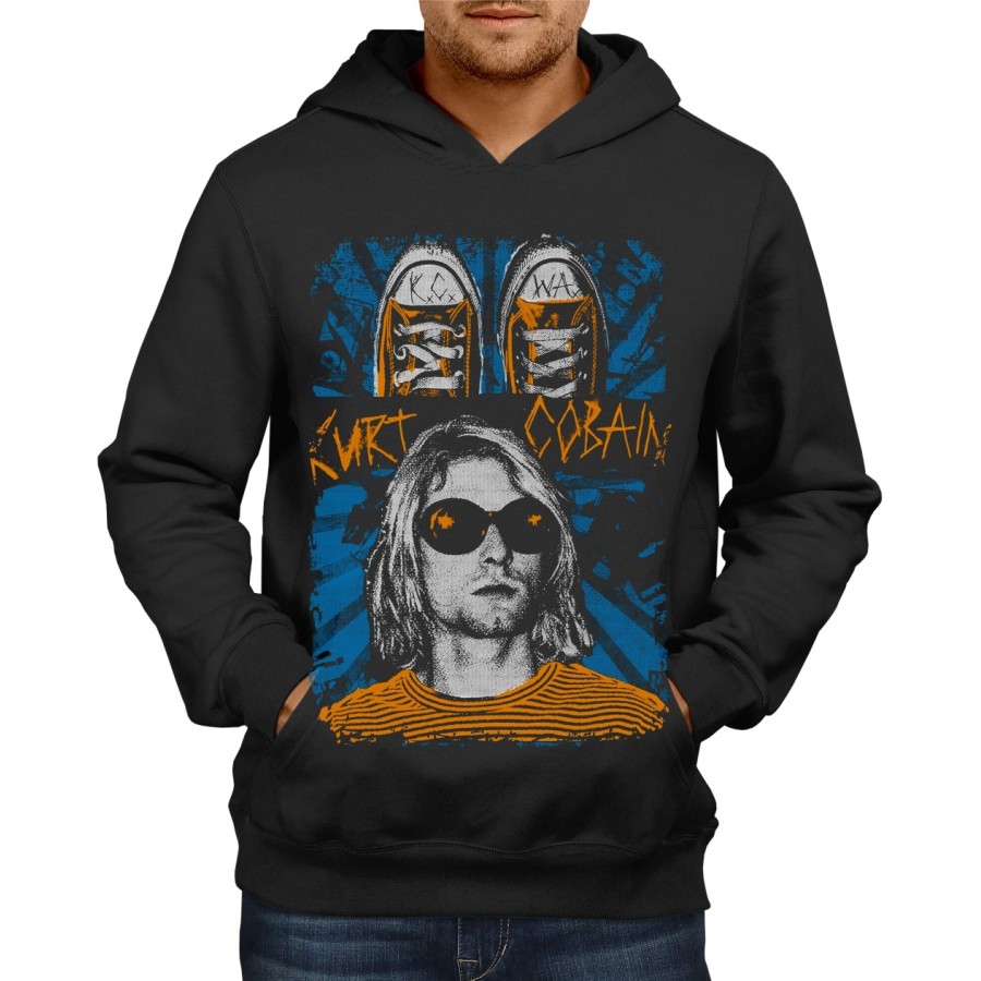Rockwear Brasil - Moletom Nirvana 7 Rockwear Preto