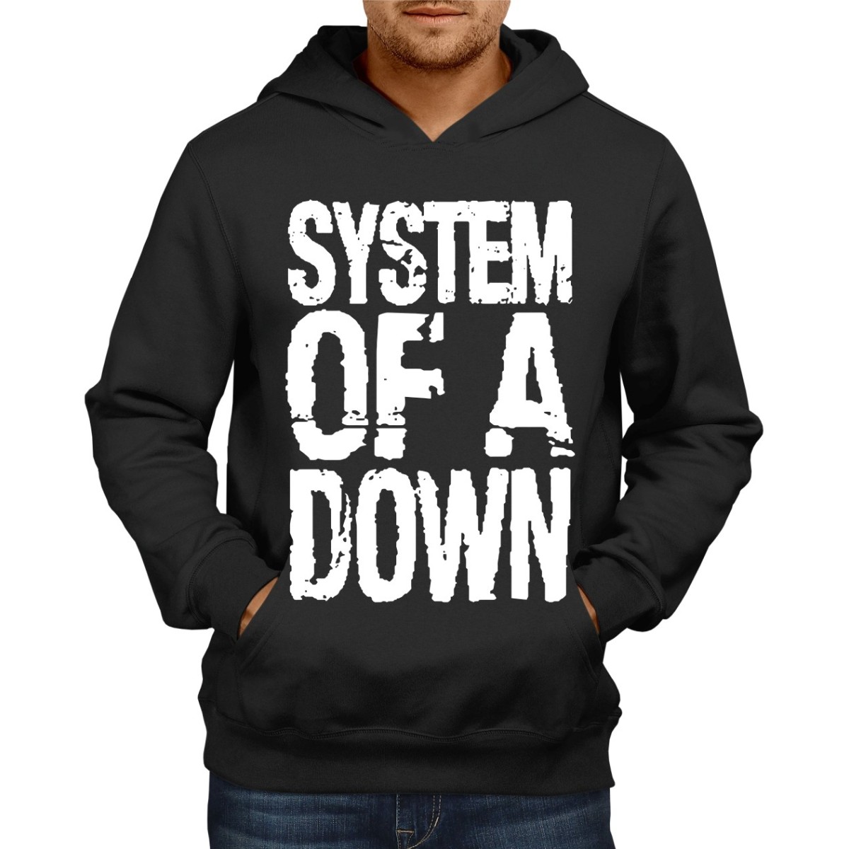 Rockwear Brasil - Moletom System Of A Down 3 Rockwear Preto