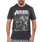 Rockwear Brasil - Camiseta Marmore Asking Alexandria 4 Rockwear Preta