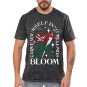 Rockwear Brasil - Camiseta Marmore Bloom Rockwear Preta