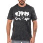 Rockwear Brasil - Camiseta Marmore Deep Purple Rockwear Preta