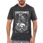 Rockwear Brasil - Camiseta Marmore Deftones 3 Rockwear Preta