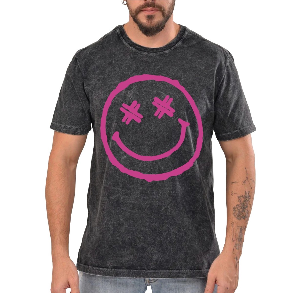 Rockwear Brasil - Camiseta Marmore Electric Callboy 3 Rockwear Preta