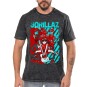 Rockwear Brasil - Camiseta Marmore Gorillaz 3 Rockwear Preta