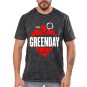 Rockwear Brasil - Camiseta Marmore Green Day 2 Rockwear Preta