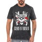 Rockwear Brasil - Camiseta Marmore Guns n' Roses Rockwear Preta