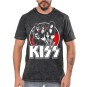 Rockwear Brasil - Camiseta Marmore KISS 4 Rockwear Preta