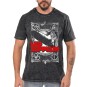 Rockwear Brasil - Camiseta Marmore Led Zeppelin 3 Rockwear Preta