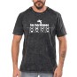Rockwear Brasil - Camiseta Marmore Los Hermanos Rockwear Preta