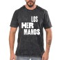 Rockwear Brasil - Camiseta Marmore Los Hermanos 2 Rockwear Preta