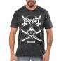 Rockwear Brasil - Camiseta Marmore Mayhem Rockwear Preta
