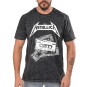 Rockwear Brasil - Camiseta Marmore Metallica 3 Rockwear Preta