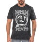 Rockwear Brasil - Camiseta Marmore Napalm Death Rockwear Preta