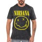 Rockwear Brasil - Camiseta Marmore Nirvana Rockwear Preta