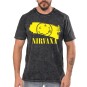 Rockwear Brasil - Camiseta Marmore Nirvana 4 Rockwear Preta