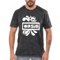 Rockwear Brasil - Camiseta Marmore Oasis Rockwear Preta