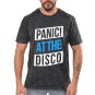 Rockwear Brasil - Camiseta Marmore Panic At The Disco 2 Rockwear Preta