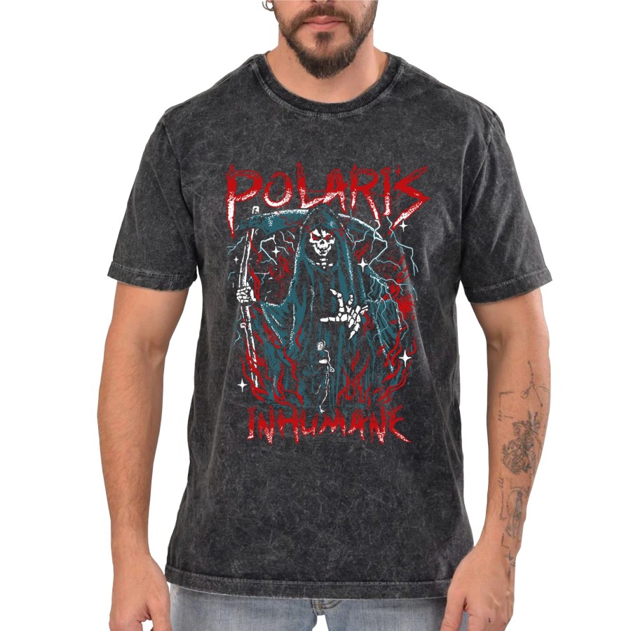Rockwear Brasil - Camiseta Marmore Polaris 4 Rockwear Preta