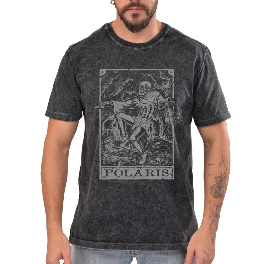 Rockwear Brasil - Camiseta Marmore Polaris 6 Rockwear Preta