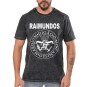 Rockwear Brasil - Camiseta Marmore Raimundos Rockwear Preta