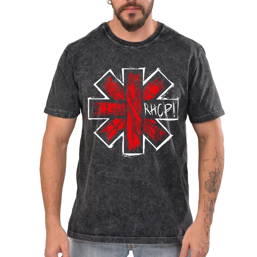 Rockwear Brasil - Camiseta Marmore Red Hot Chilli Peppers 2 Rockwea...