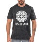 Rockwear Brasil - Camiseta Marmore Rosa de Saron Rockwear Preta