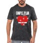 Rockwear Brasil - Camiseta Marmore Simple Plan Rockwear Preta