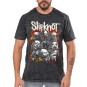 Rockwear Brasil - Camiseta Marmore Slipknot 4 Rockwear Preta