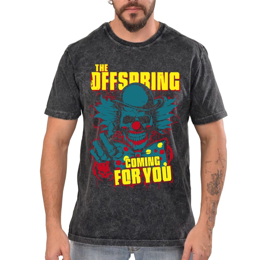 Rockwear Brasil - Camiseta Marmore The Offspring Rockwear Preta