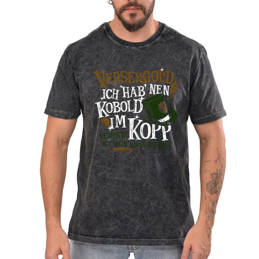 Rockwear Brasil - Camiseta Marmore Versengold 2 Rockwear Preta