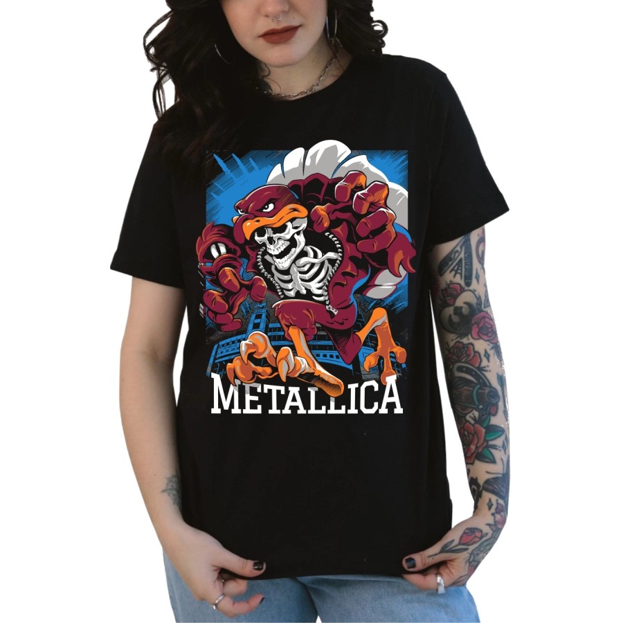 Rockwear Brasil - Baby look Metallica 13 Rockwear Preta