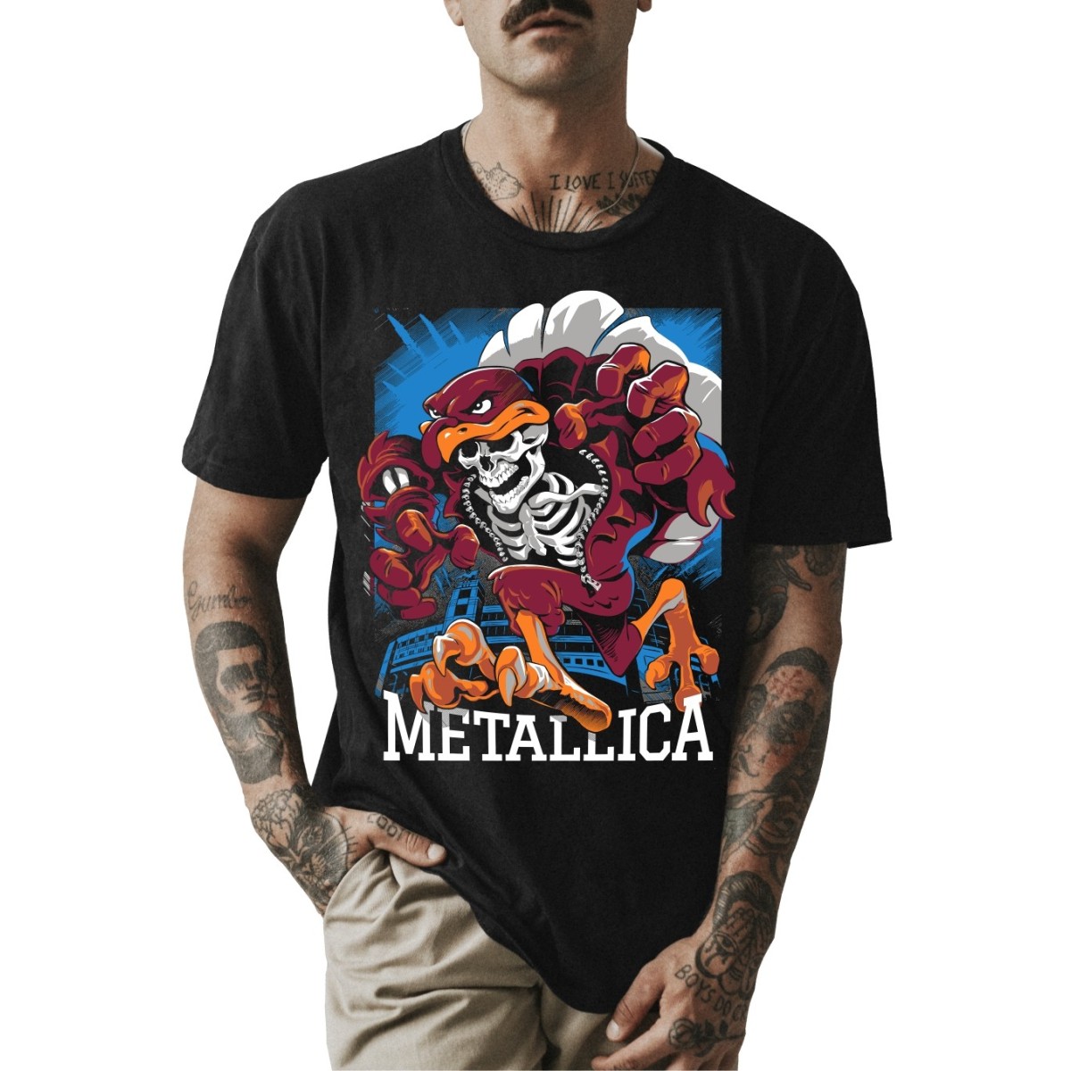 Rockwear Brasil - Camiseta Metallica 13 Rockwear Preta