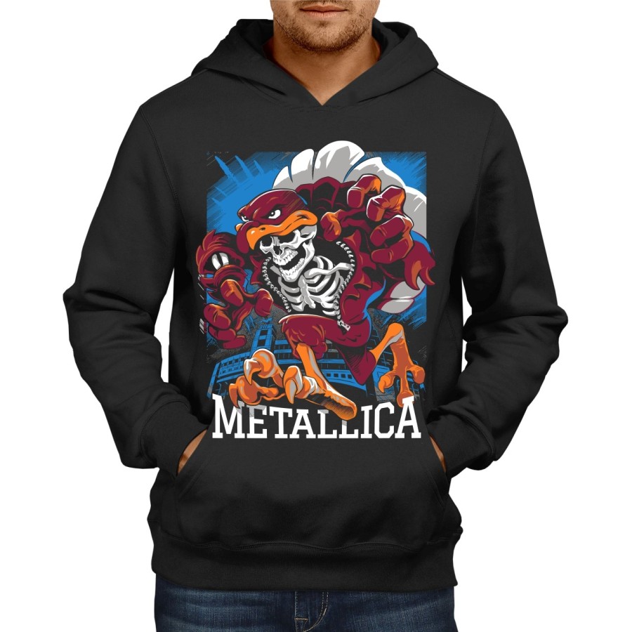 Rockwear Brasil - Moletom Metallica 13 Rockwear Preto