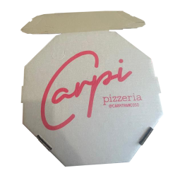 Rockwear Brasil - Caixa de pizza acoplada - Tampa personalizada