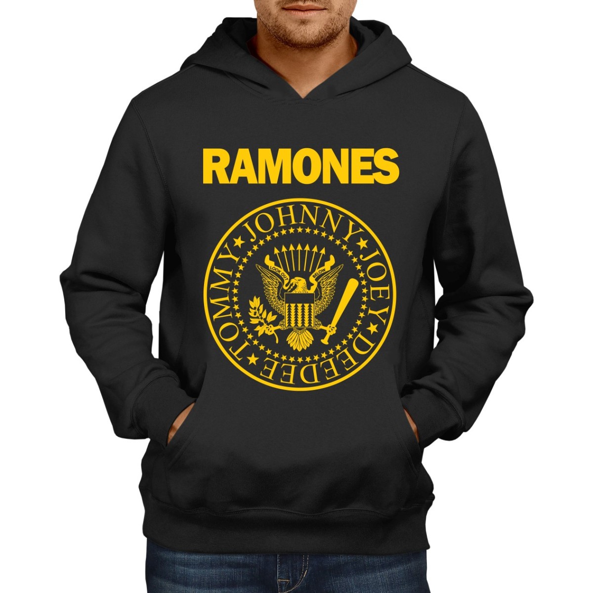 Rockwear Brasil - Moletom Ramones Rockwear Preto