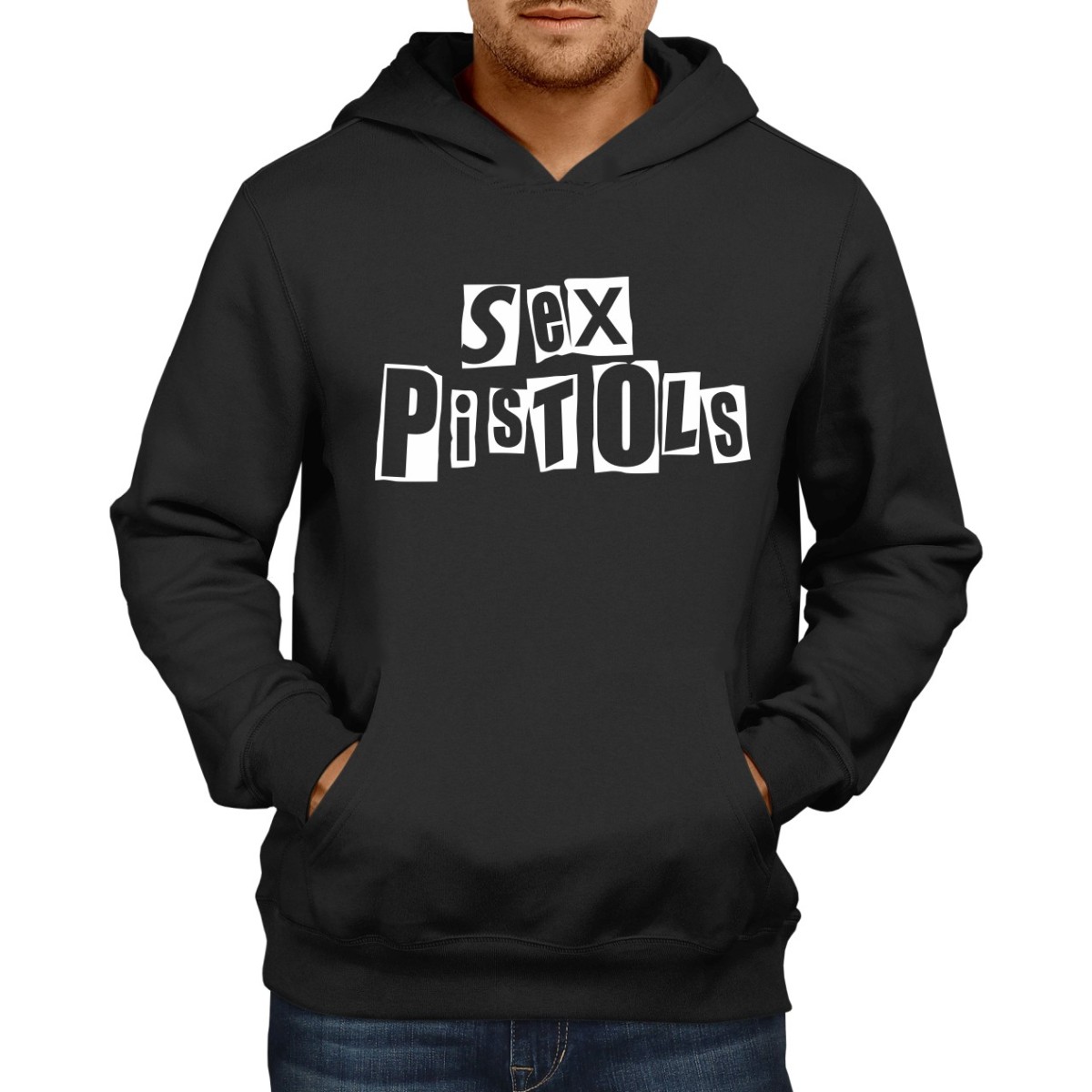 Rockwear Brasil - Moletom Sex Pistols Rockwear Preto